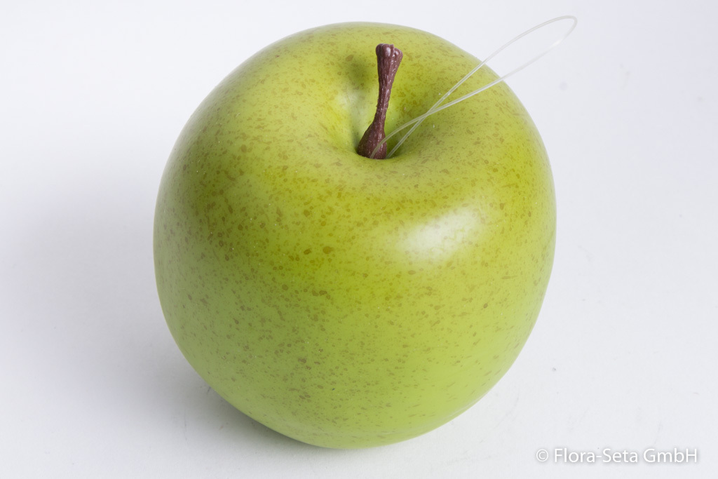Apfel mit Aufhänger (1Einheit=12Stück) Farbe: grün