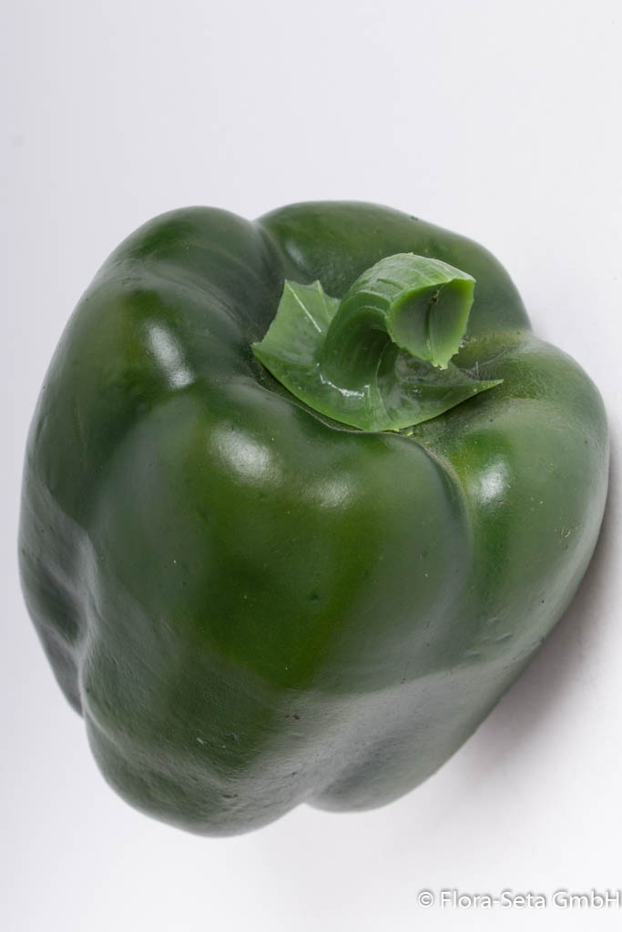 Paprika Farbe: grün, 7 x 8 cm