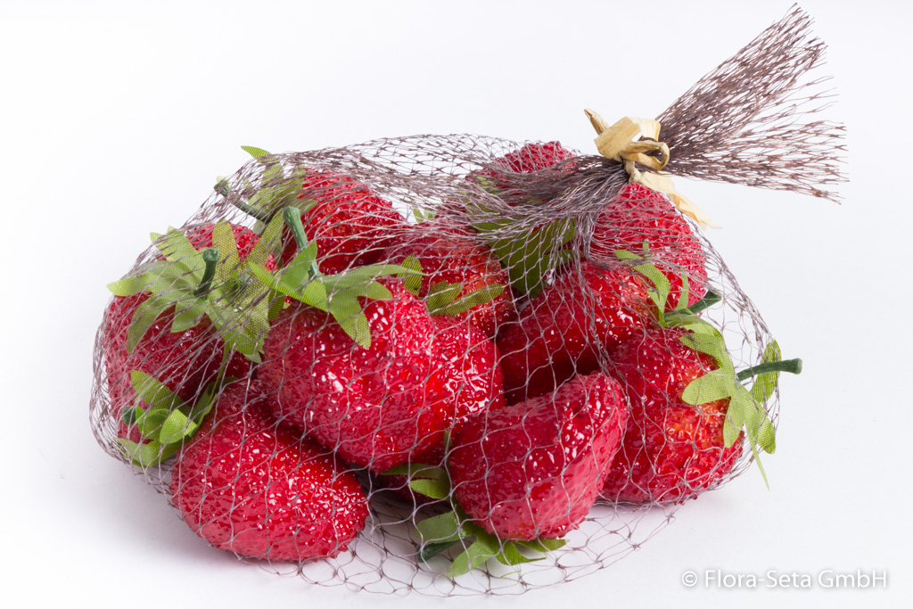Erdbeeren im Netz (1 Einheit = 12 Stück)