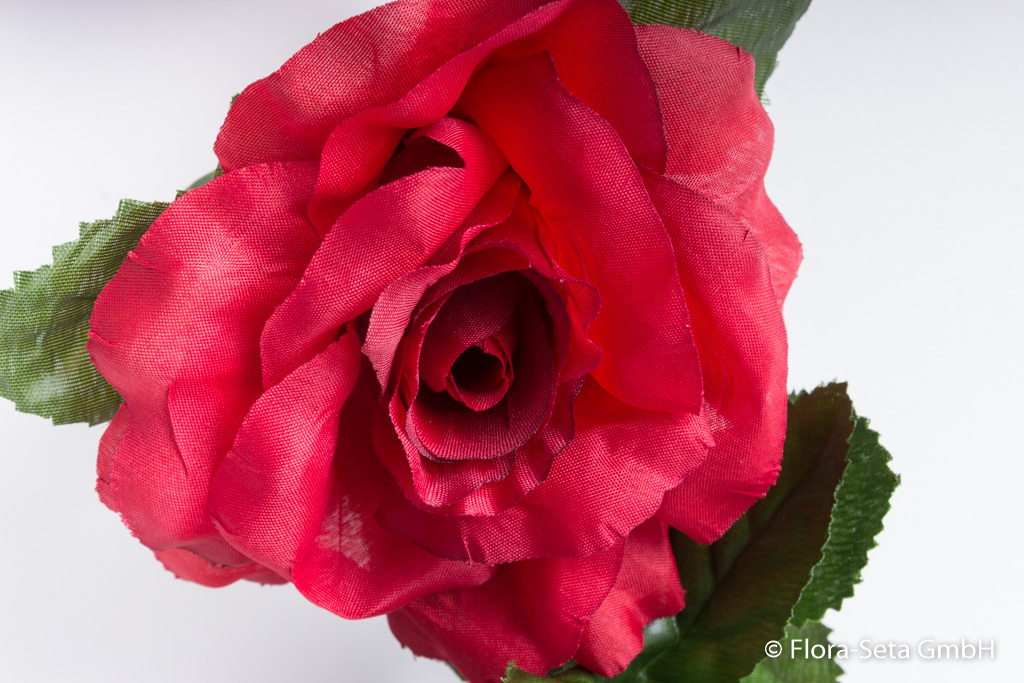 Rosengirlande mit 13 Rosen Farbe: rot