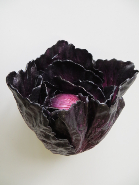 Salatkopf Farbe:dunkellila-aubergine