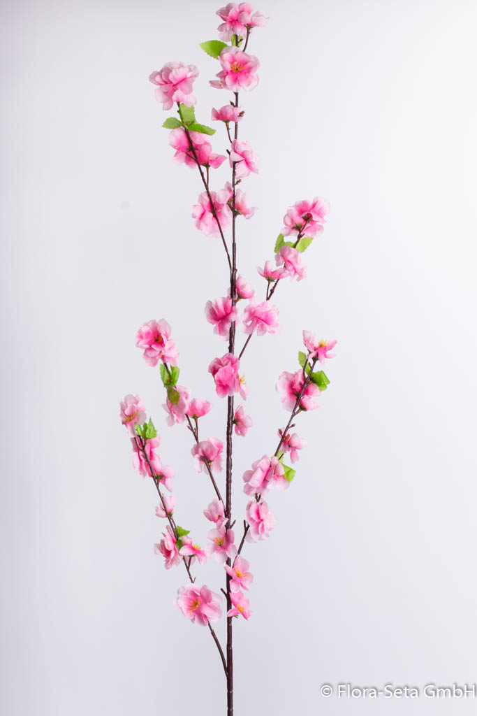 Frühlingsblütenzweig (Pfirsichblüten) 120 cm, Farbe: pink