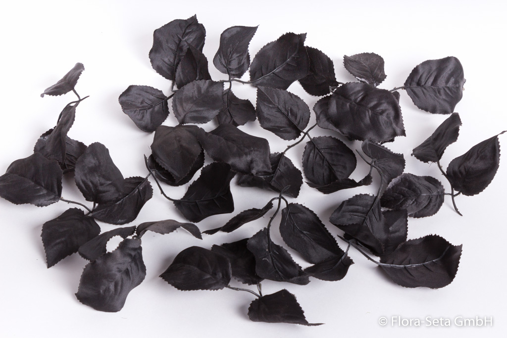 Rosenblätter (Inhalt 15 Stück) Farbe: schwarz