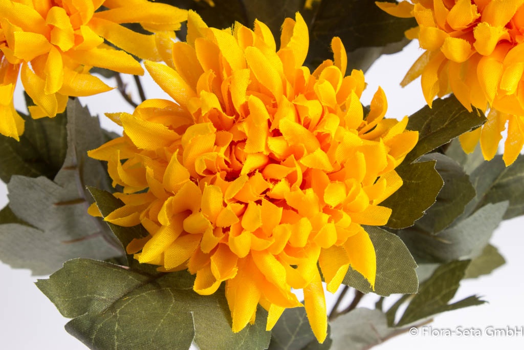 Chrysanthemenstrauß mit 7 Stielen Farbe: gelb