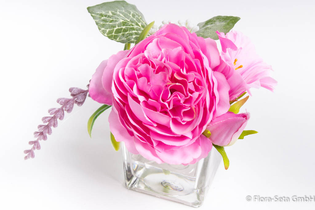 Sommerblumen-Arrangement Farbe: pink