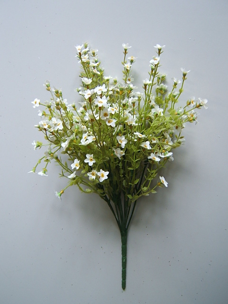 Blütenbusch mit 11 Stielen Farbe:creme-weiß