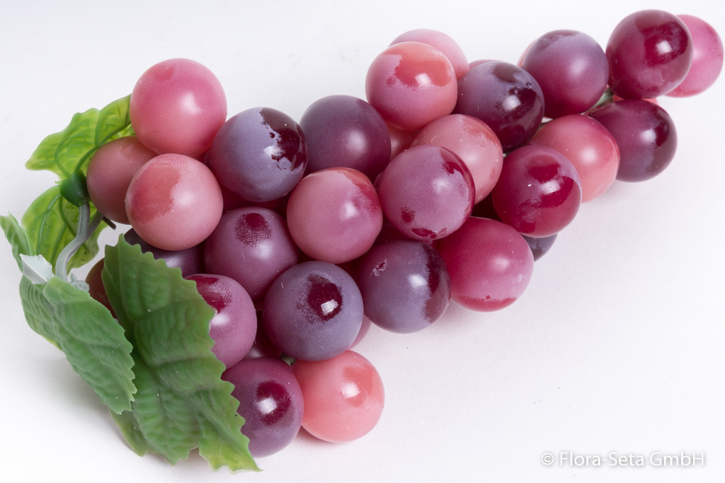 Weintraube Größe: ca. 18 cm Farbe: burgund