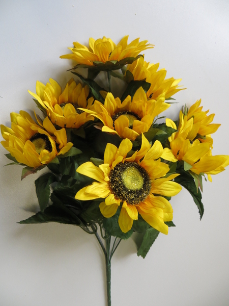 Sonnenblumenstrauß mit 8 Blüten Farbe:gelb