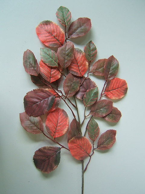 Herbstlaubzweig Farbe:rot-mix-grün