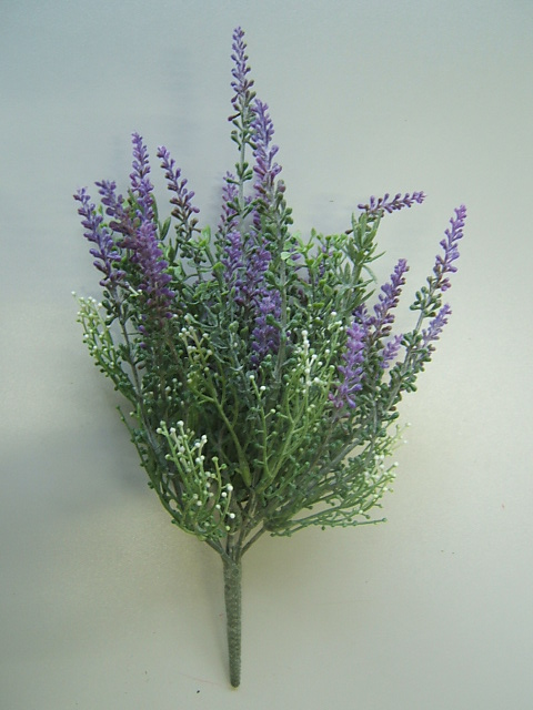 Lavendelbusch mit 7 Stielen Farbe:lavendel-weiß