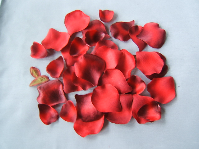 Rosenblütenblätter in Klarsichtpackung Farbe:rot-dunkelrot